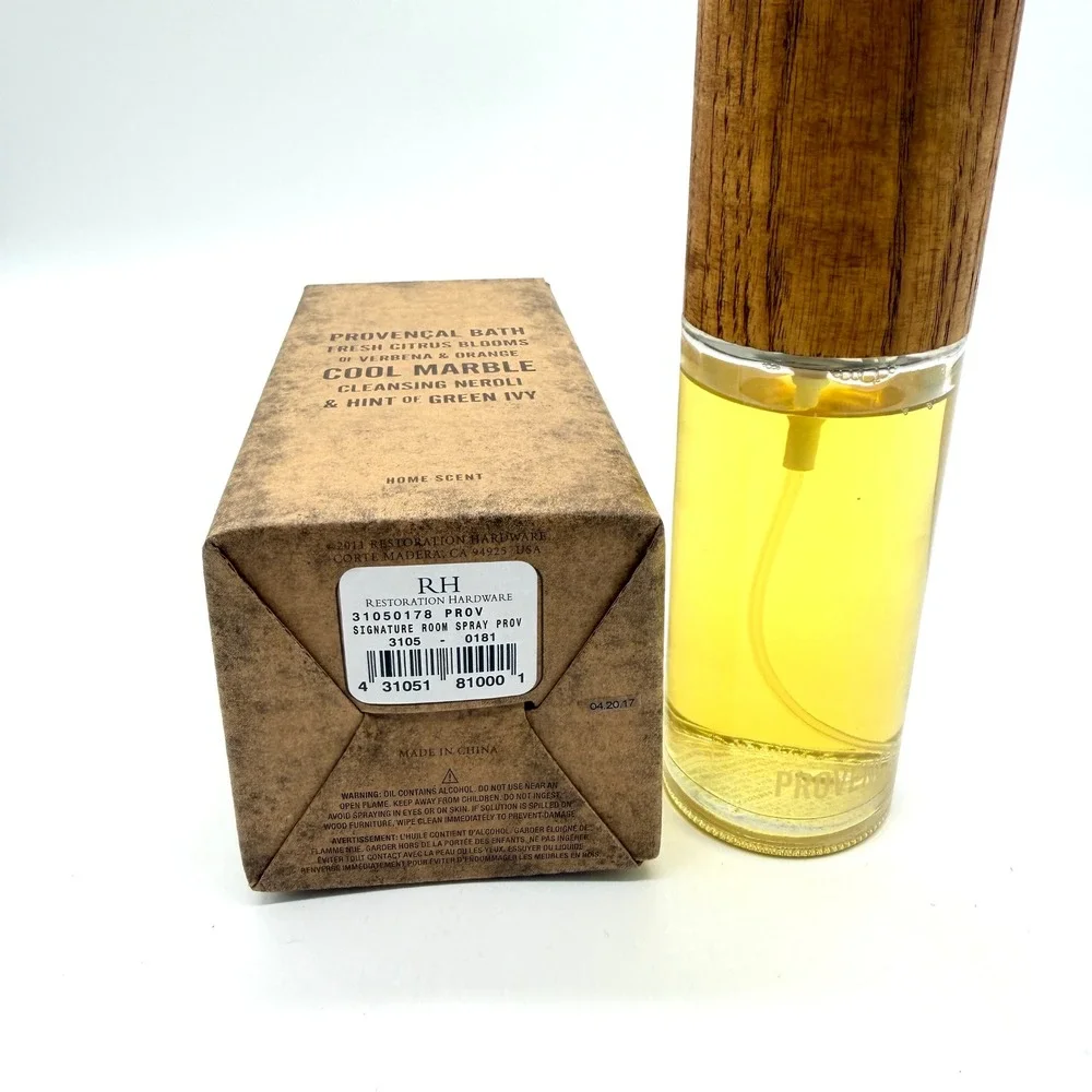 RESTORATION HARDWARE Provencal Bath Room Spray 3.4 oz Citrus Neroli Home Scent